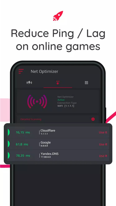 Net Optimizer: Optimize Ping screenshot