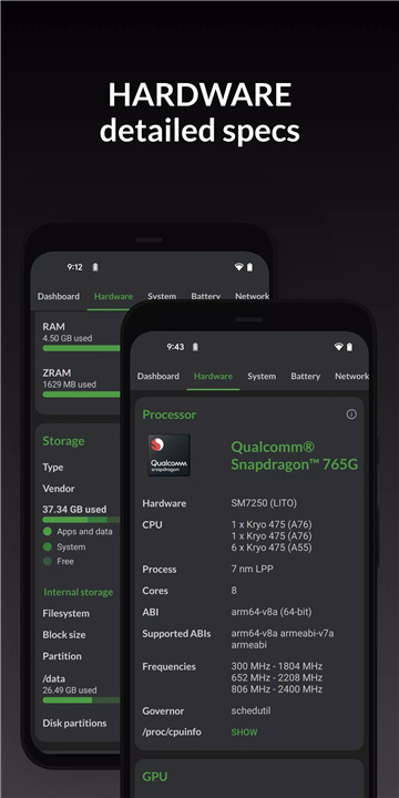 DevCheck - Device & System Info screenshot