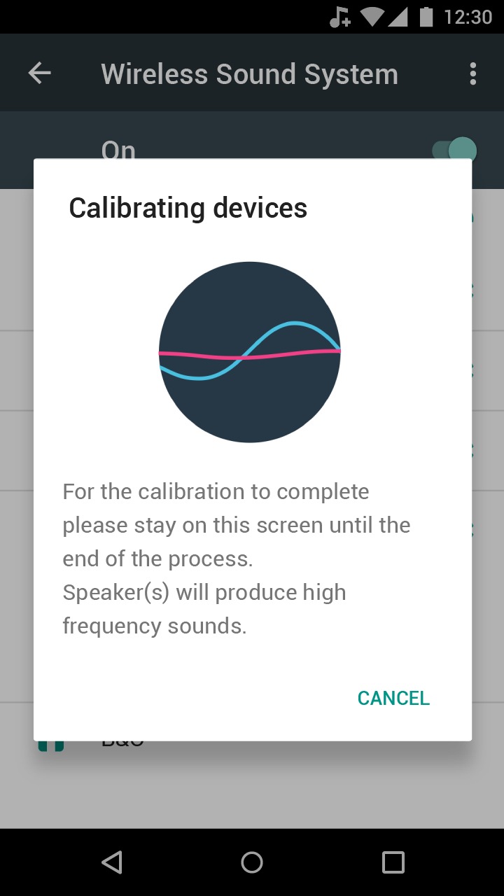 Wireless Sound System screenshot