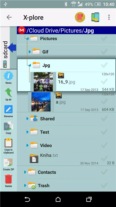 X-plore File Manager screenshot