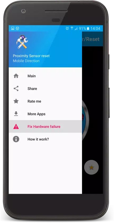 Proximity Sensor Reset/Fix screenshot