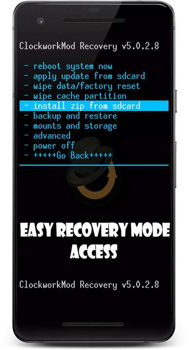 Reboot to recovery (root) screenshot