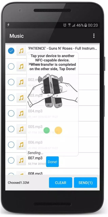 Easy NFC transfer & share screenshot