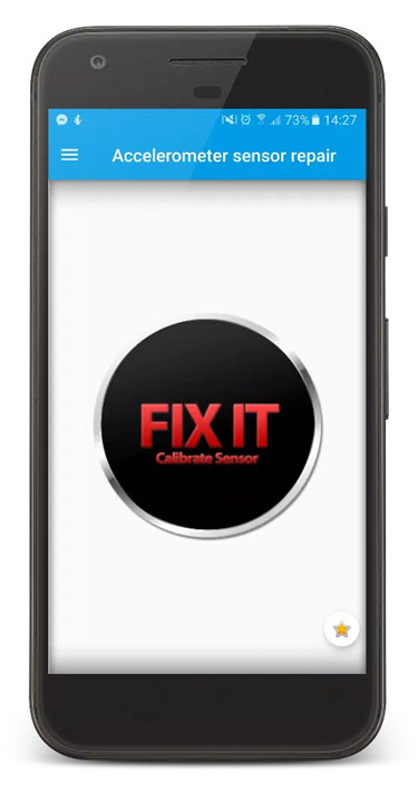 Accelerometer sensor Calibrato screenshot