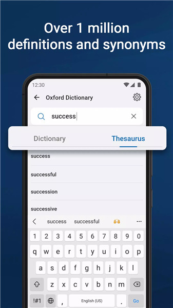 Oxford Dictionary & Thesaurus screenshot