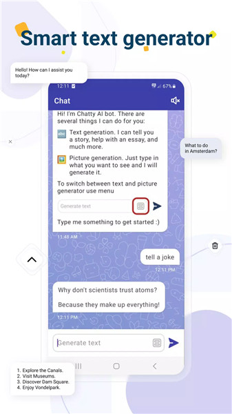 Chatty AI Bot screenshot