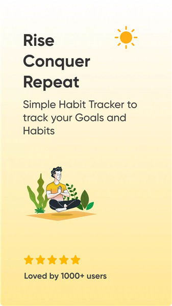 Rise Habit Tracker screenshot