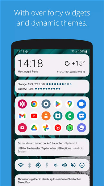 AIO Launcher screenshot