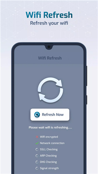 WiFi Refresh & Signal Alert screenshot