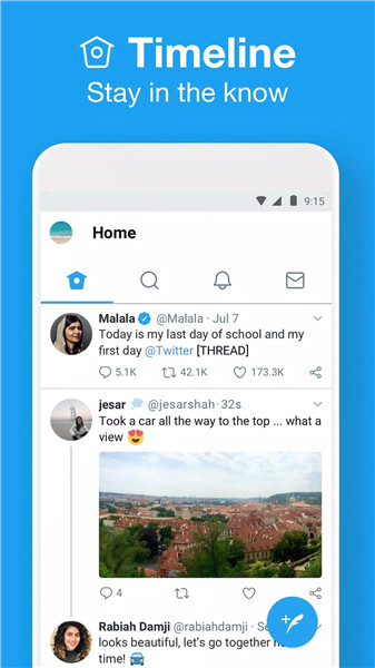 Twitter Lite screenshot