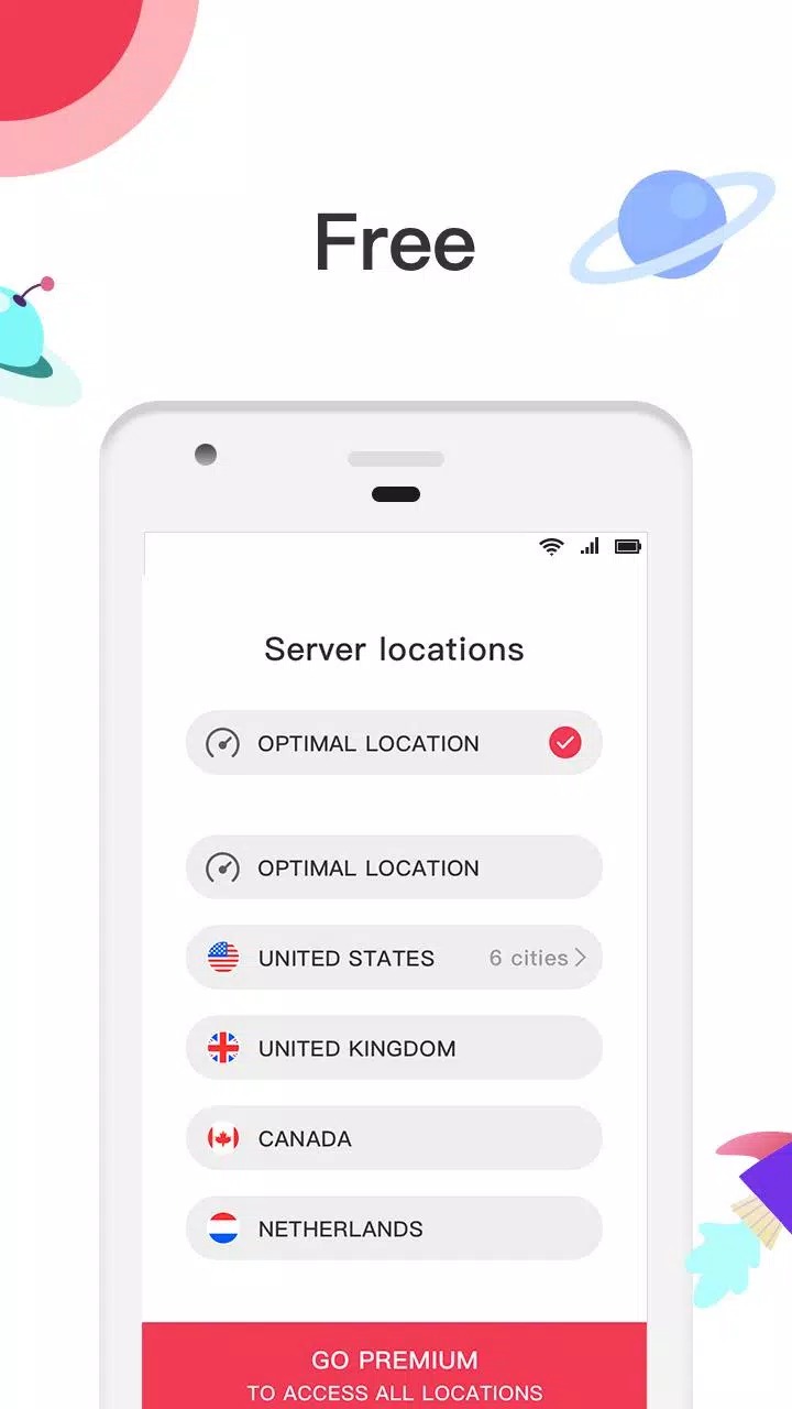 Pupa VPN screenshot