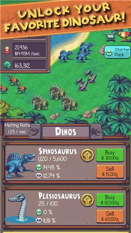 Idle Dino Zoo screenshot