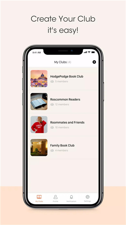 Bookclubs screenshot