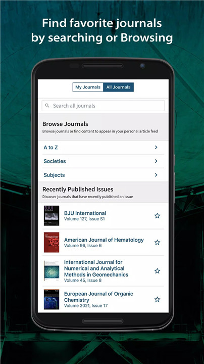 Wiley Online Library screenshot