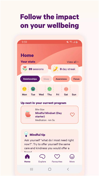 Smiling Mind: Meditation App screenshot