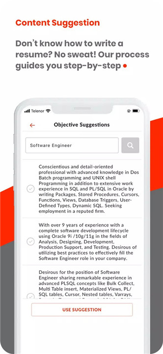 Resume Inc. screenshot