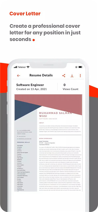 Resume Inc. screenshot