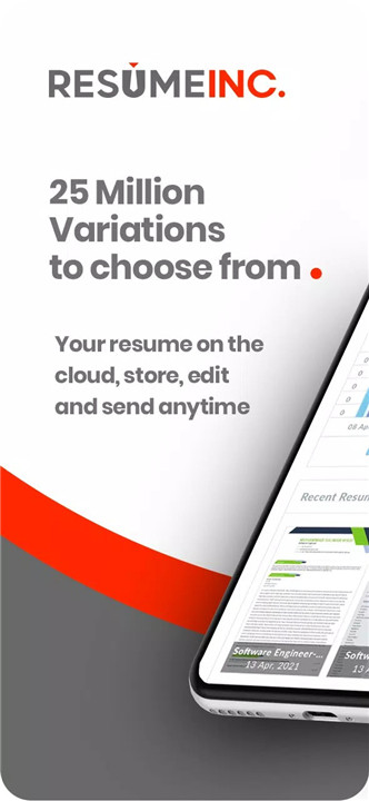 Resume Inc. screenshot