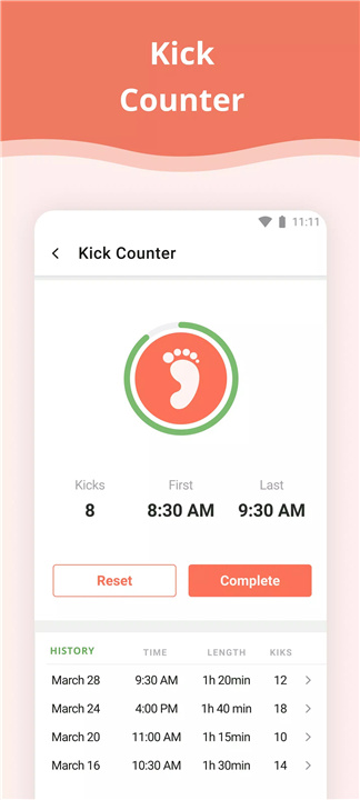 Pregnancy App screenshot