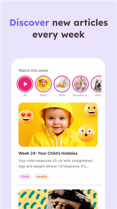 Momly: Pregnancy App & Tracker screenshot