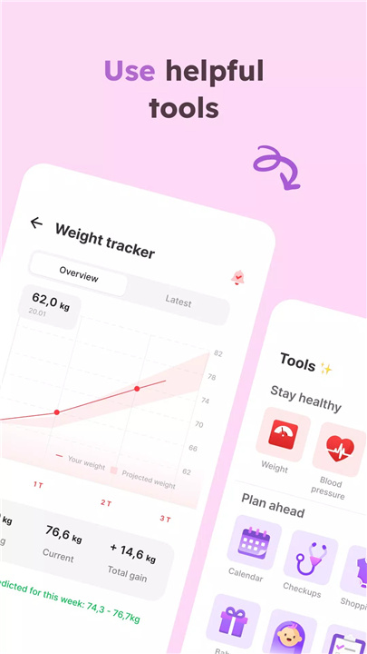 Momly: Pregnancy App & Tracker screenshot