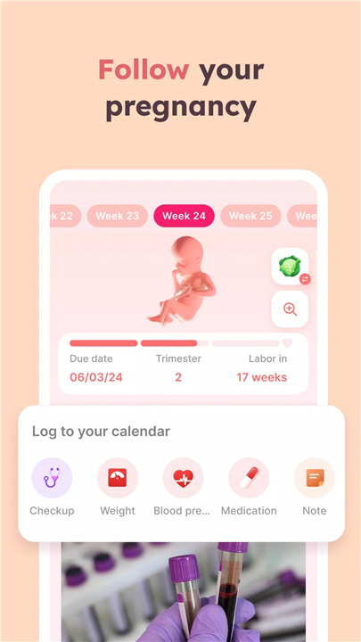 Momly: Pregnancy App & Tracker screenshot