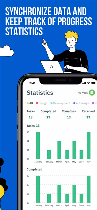 Pomodoro Focus Timer & Planner screenshot