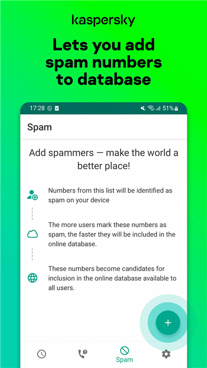 Anti-spam: Kaspersky Who Calls screenshot