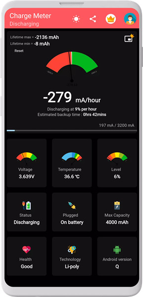 Charge Meter screenshot