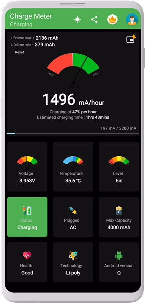 Charge Meter screenshot