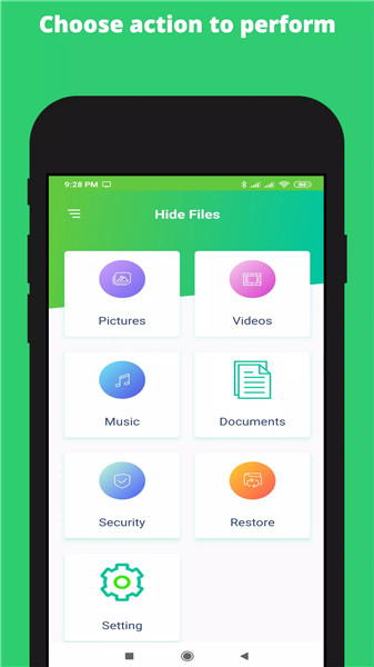 Hide Files screenshot