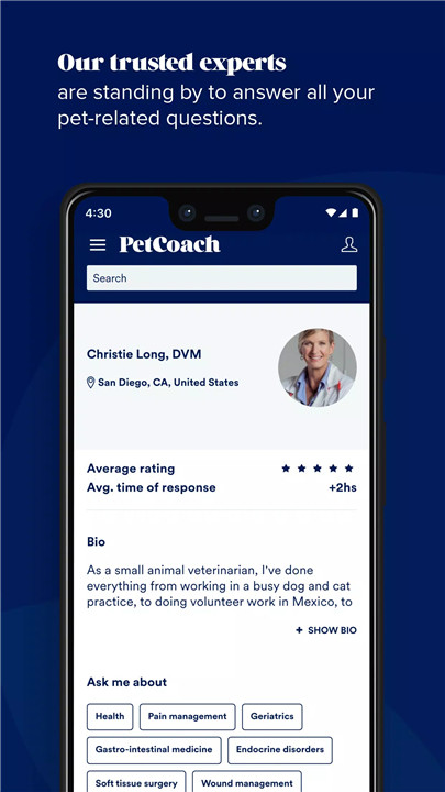 PetCoach screenshot