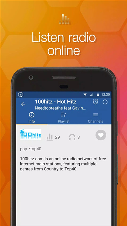 Online Radio Box radio player screenshot