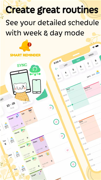 Cute Calendar Schedule Planner screenshot