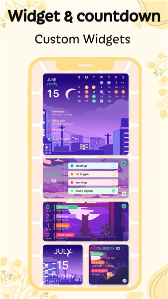 Cute Calendar Schedule Planner screenshot