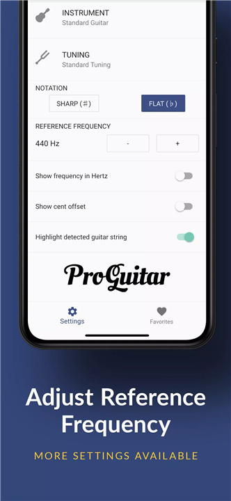 Pro Guitar Tuner screenshot