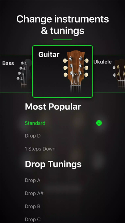 Guitar Tuner Pro: Music Tuning screenshot