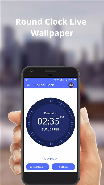 Round Clock screenshot