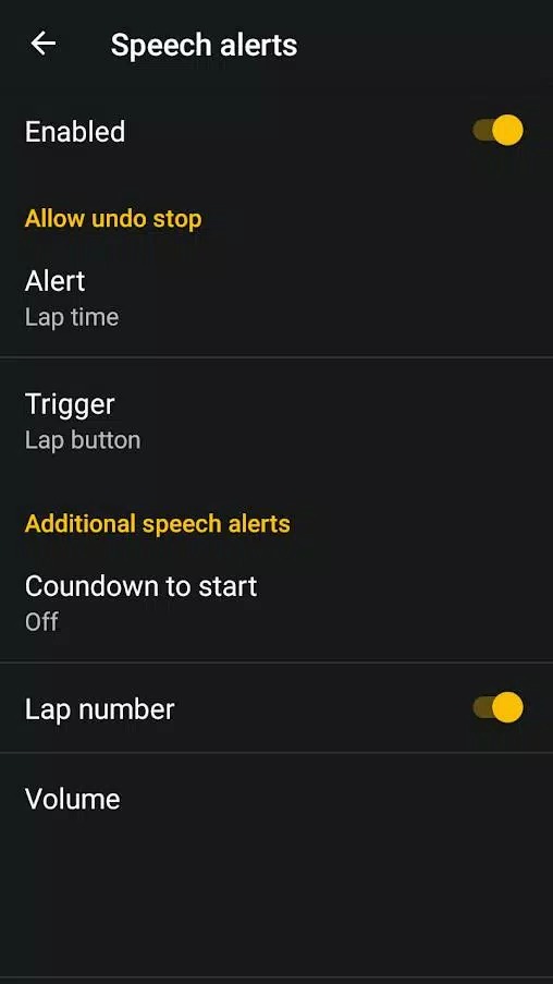 Stopwatch 2 Advanced lap timer screenshot