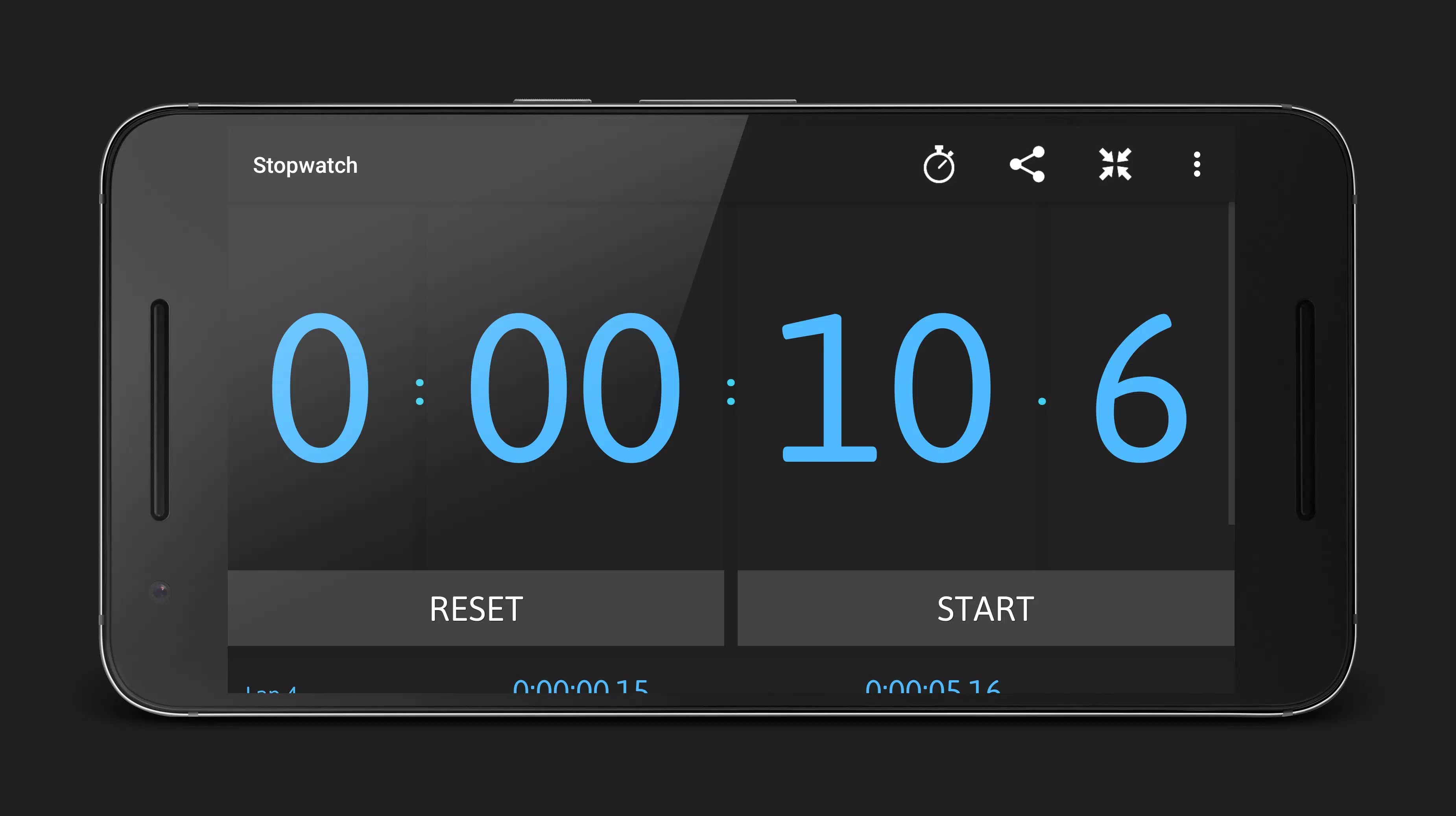 Stopwatch and Timer screenshot