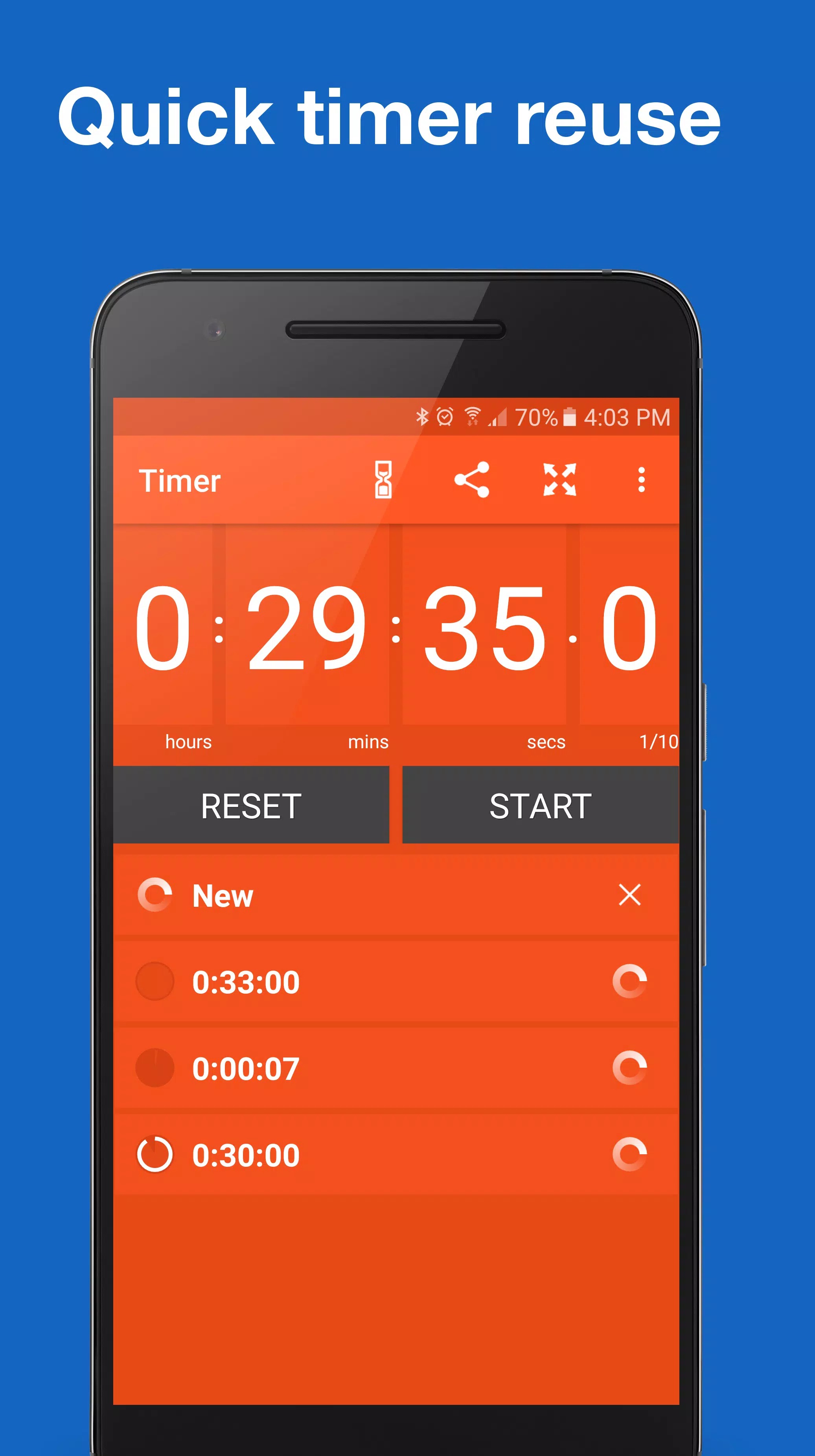 Stopwatch and Timer screenshot