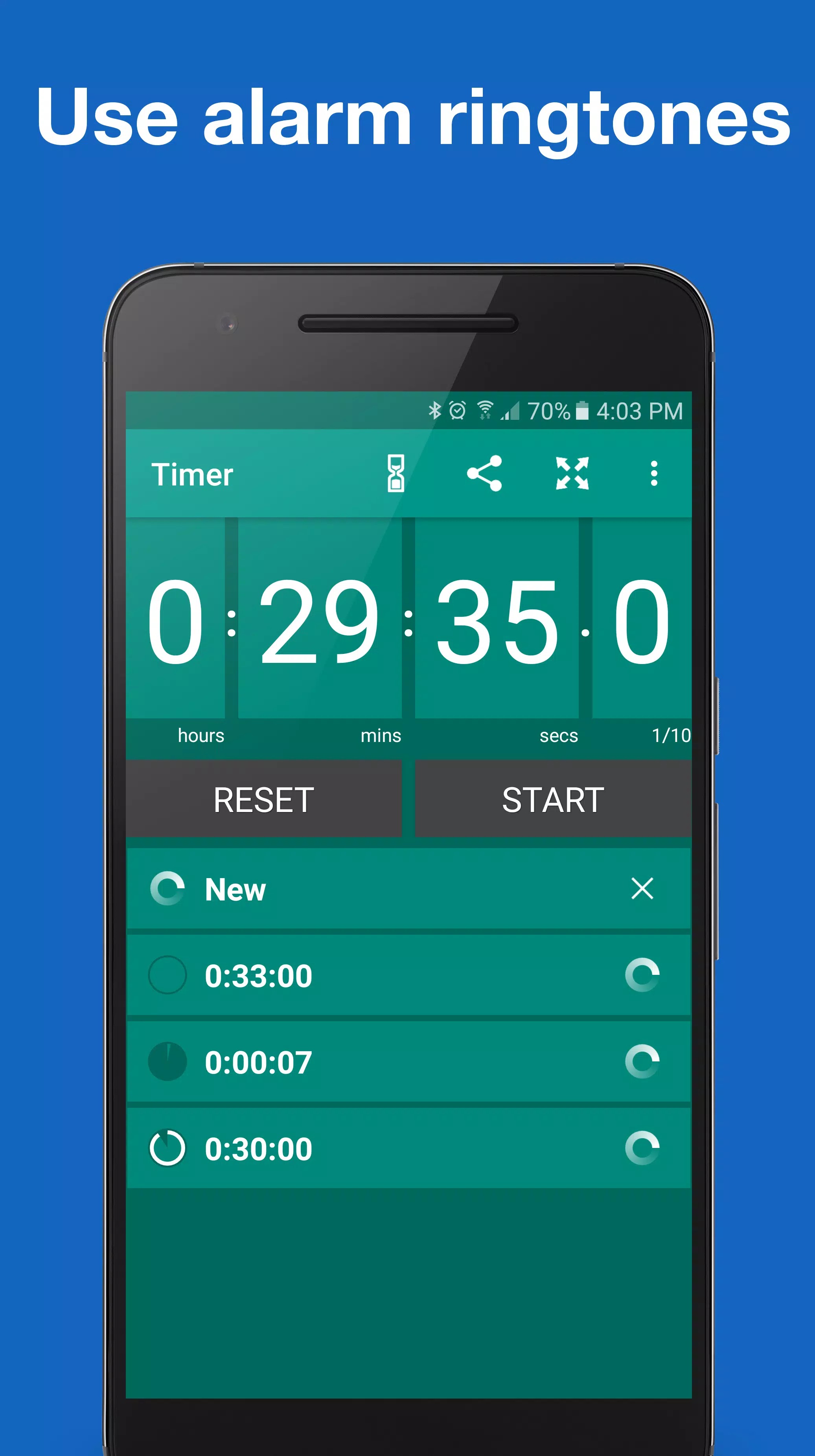 Stopwatch and Timer screenshot