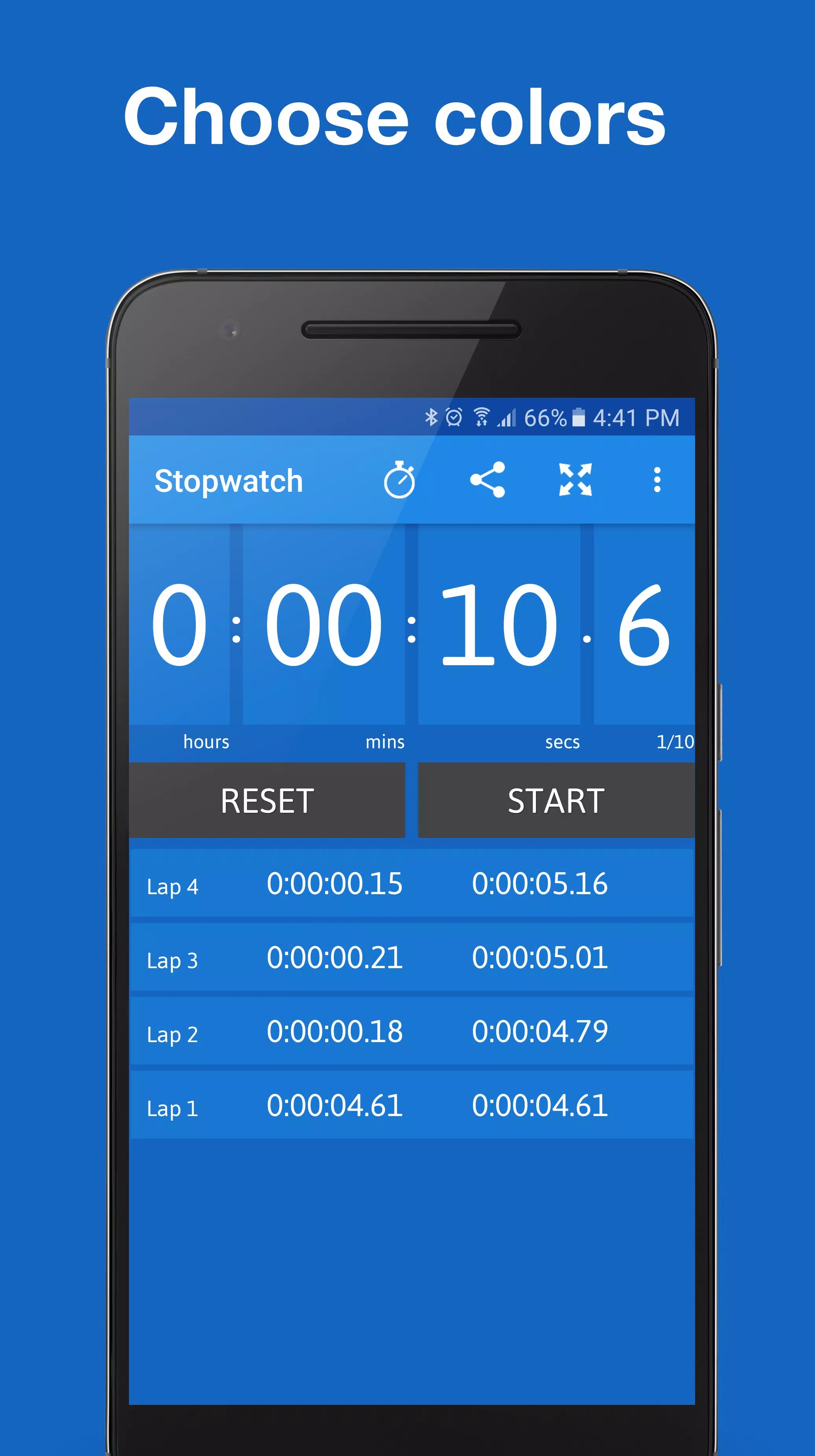 Stopwatch and Timer screenshot