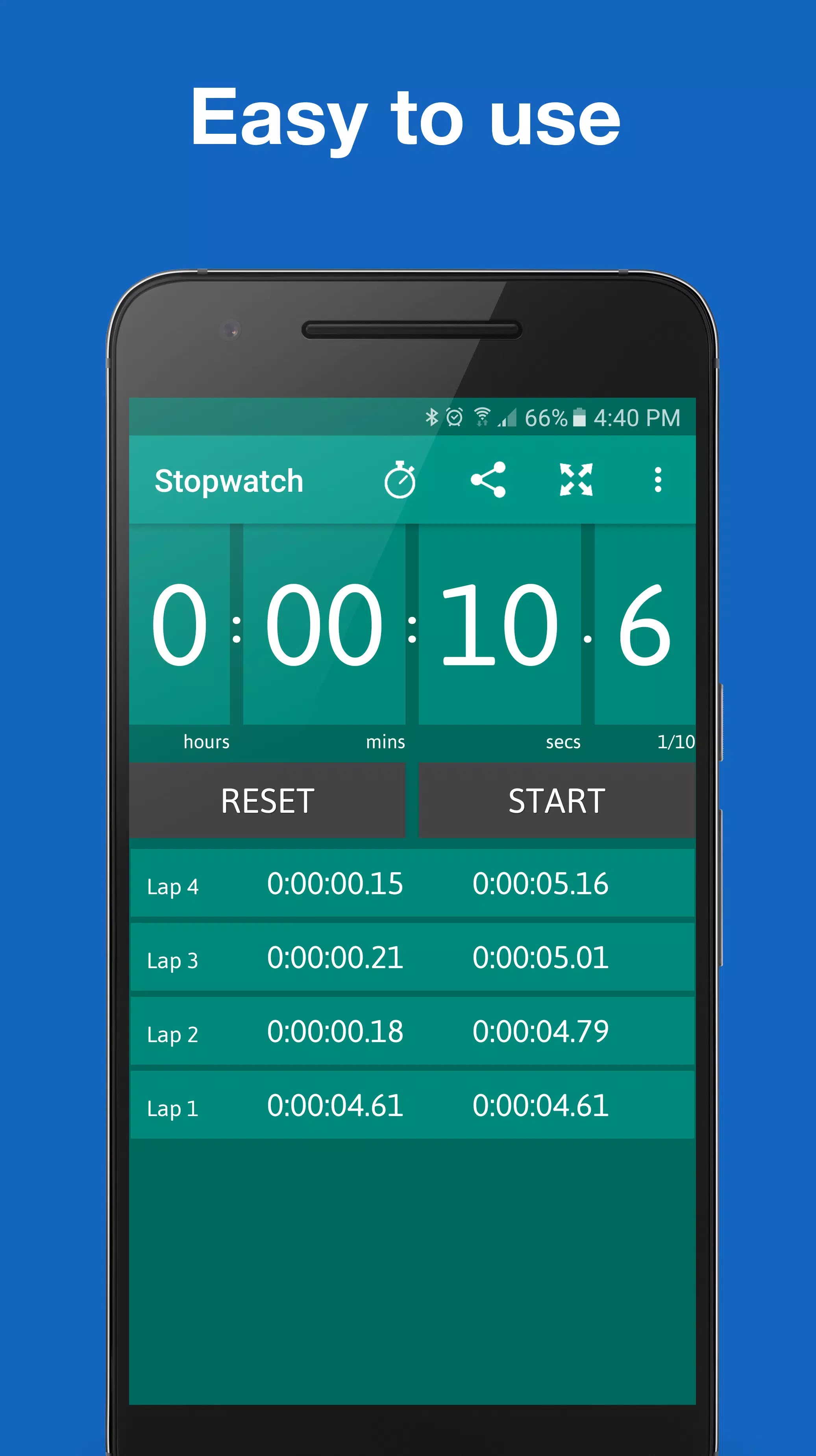 Stopwatch and Timer screenshot