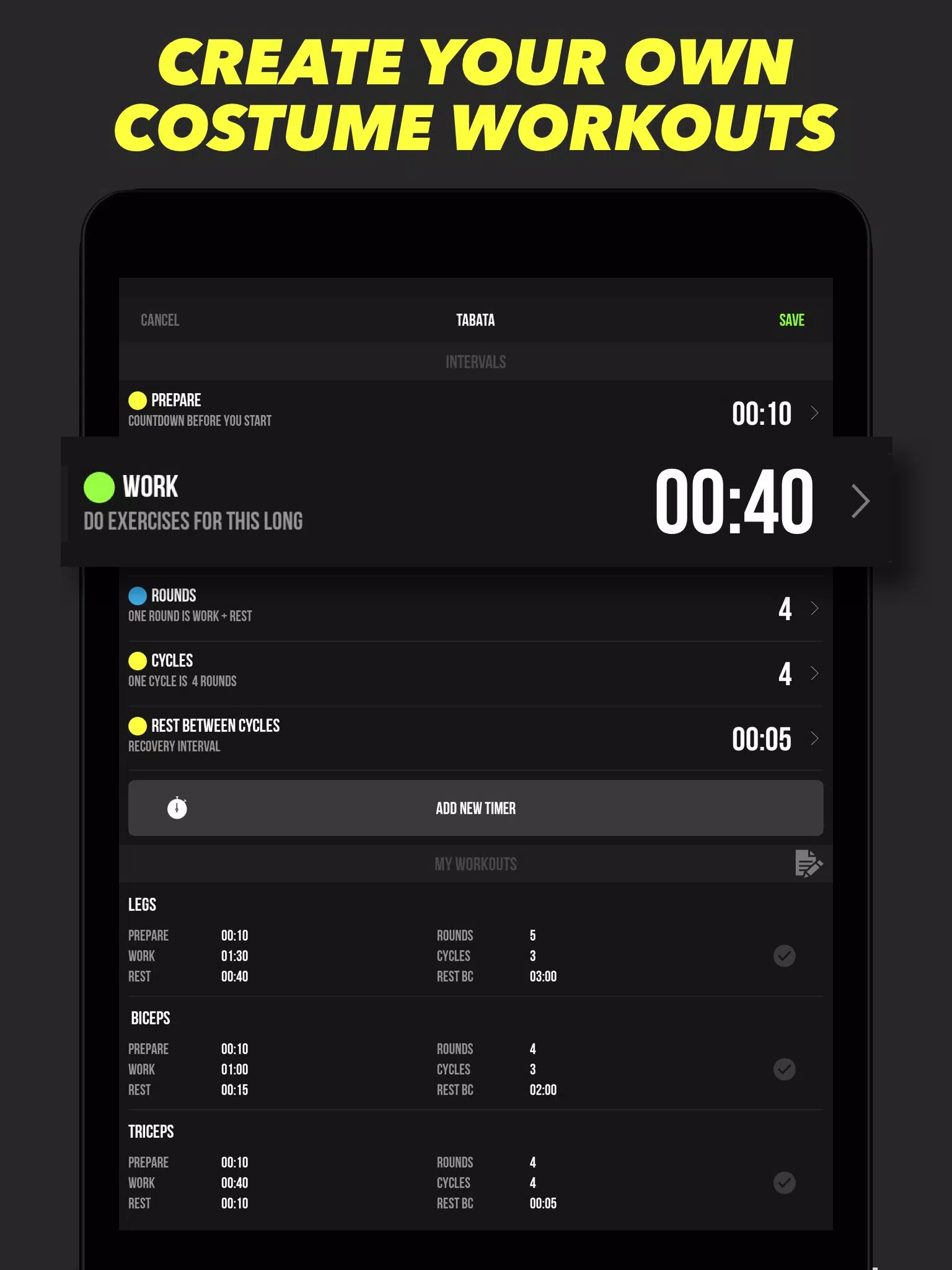 Timer Plus - Workouts Timer screenshot