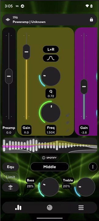 Poweramp Equalizer screenshot