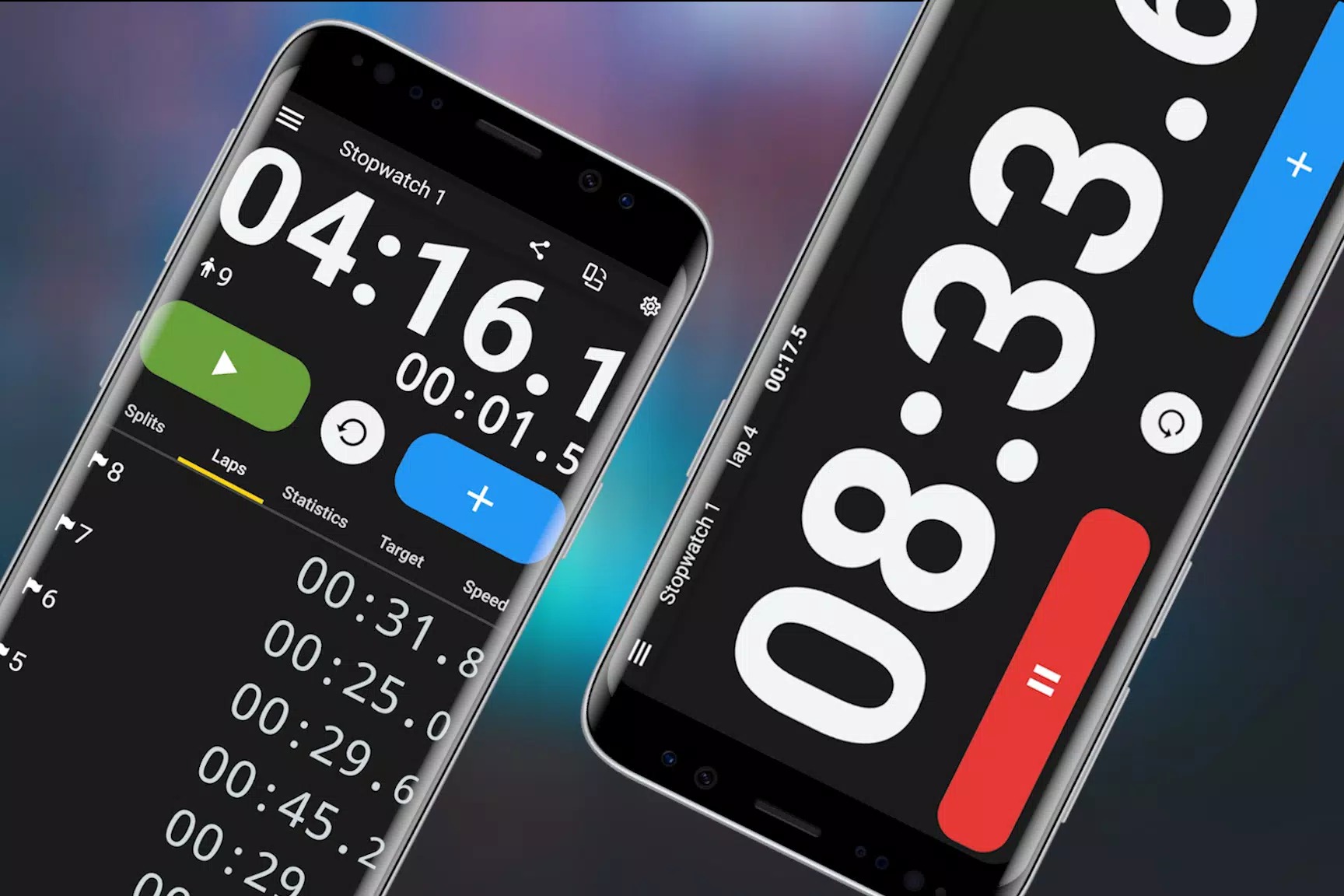 Talking stopwatch multi timer screenshot