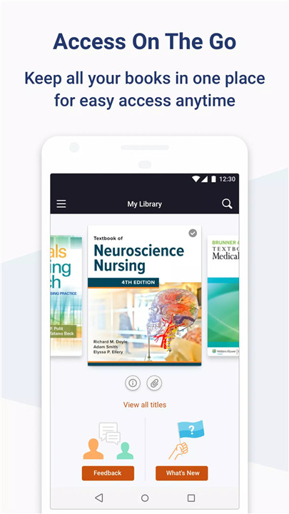 ClinicalKey Student Bookshelf screenshot