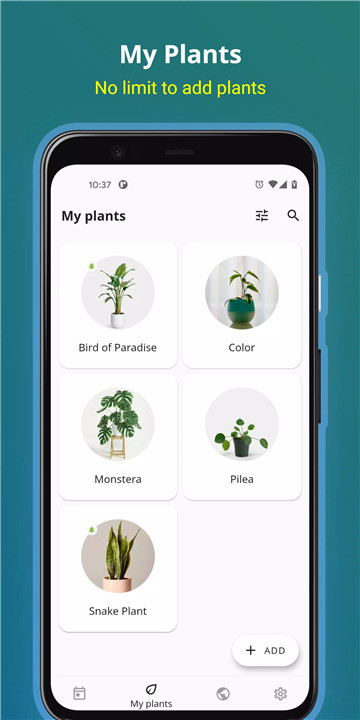 Plantnote screenshot