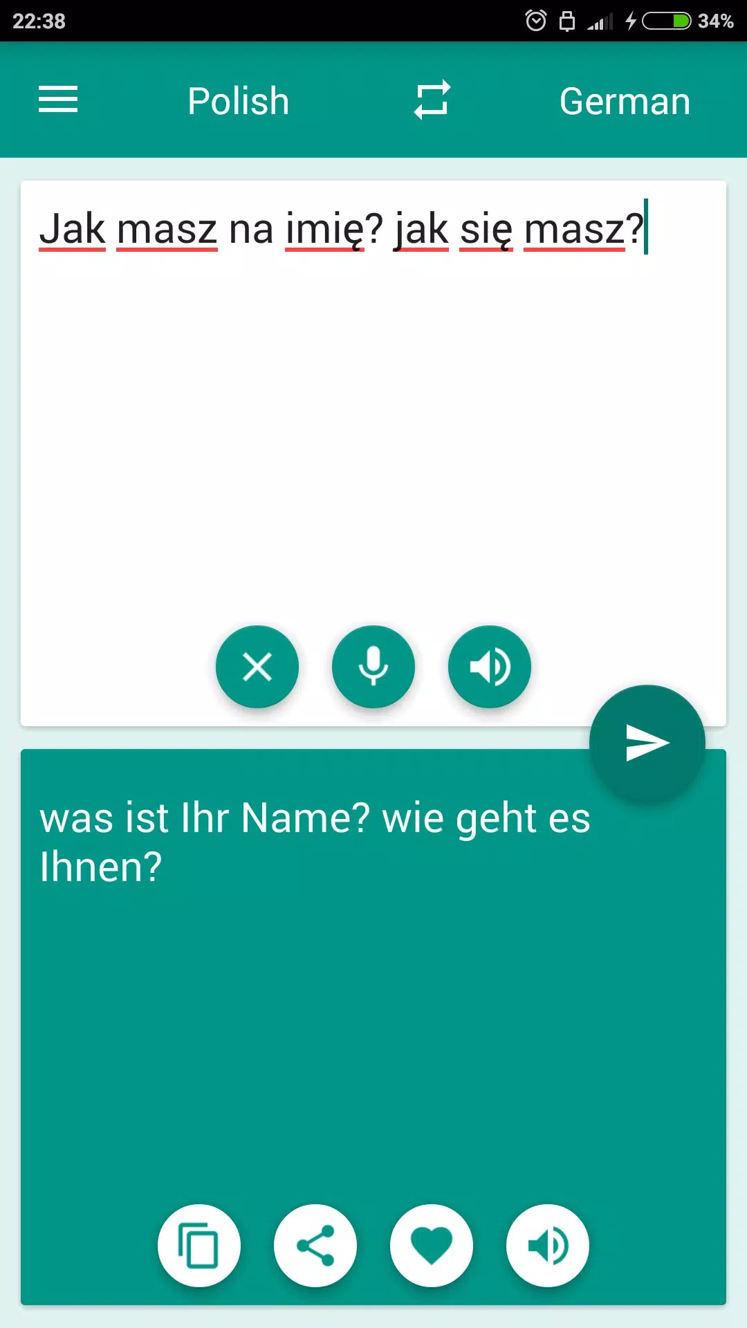 German-Polish Translator screenshot